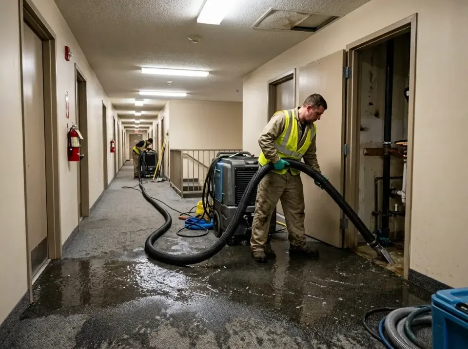 multi-unit-apartment-hallway-f-005 — frequently asked questions, Emergency Burst Pipe Water Extraction & Removal in Minneapo…